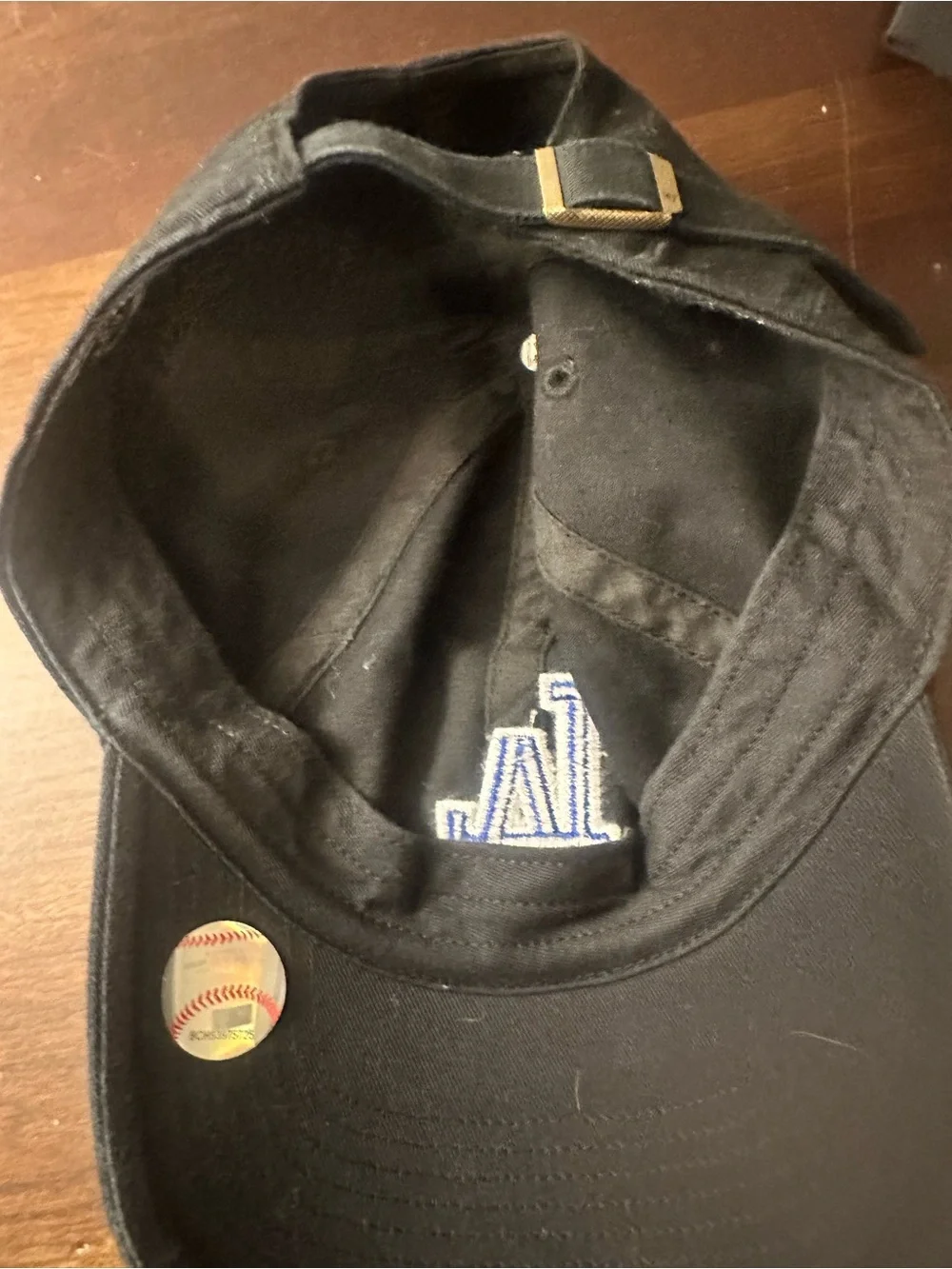 47 Los Angeles Dodgers Black Cap with Blue LA Logo